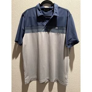 Travis Mathew Dinner Cruise Stripe‎ Golf Polo XL